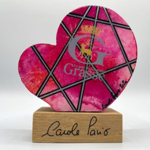 Rainbow Heart City - 15 cm bois